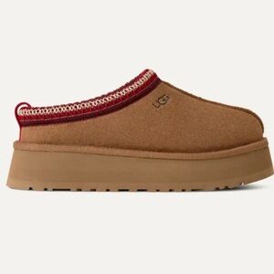 UGG Women's Tan and Red Mules